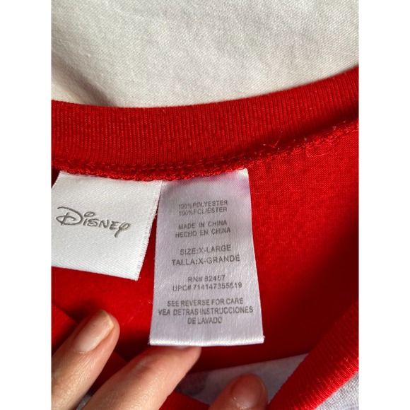 Disney Minnie Mouse Christmas Pajama Shirt Size XL - Picture 3 of 5